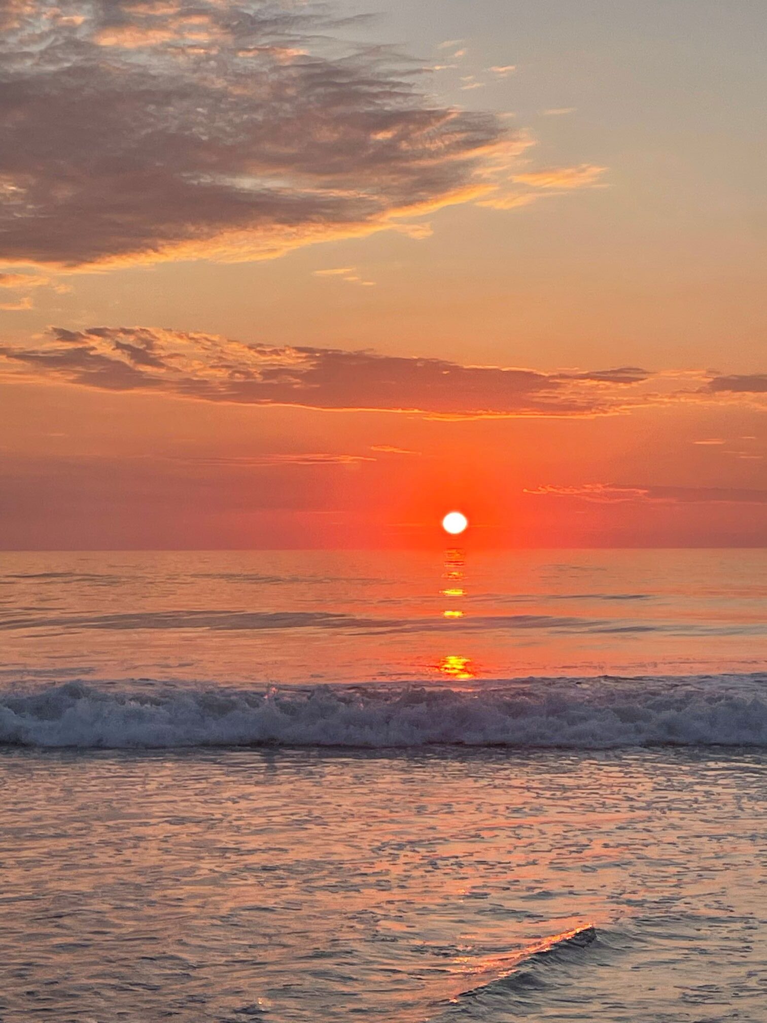 sunrise on water 